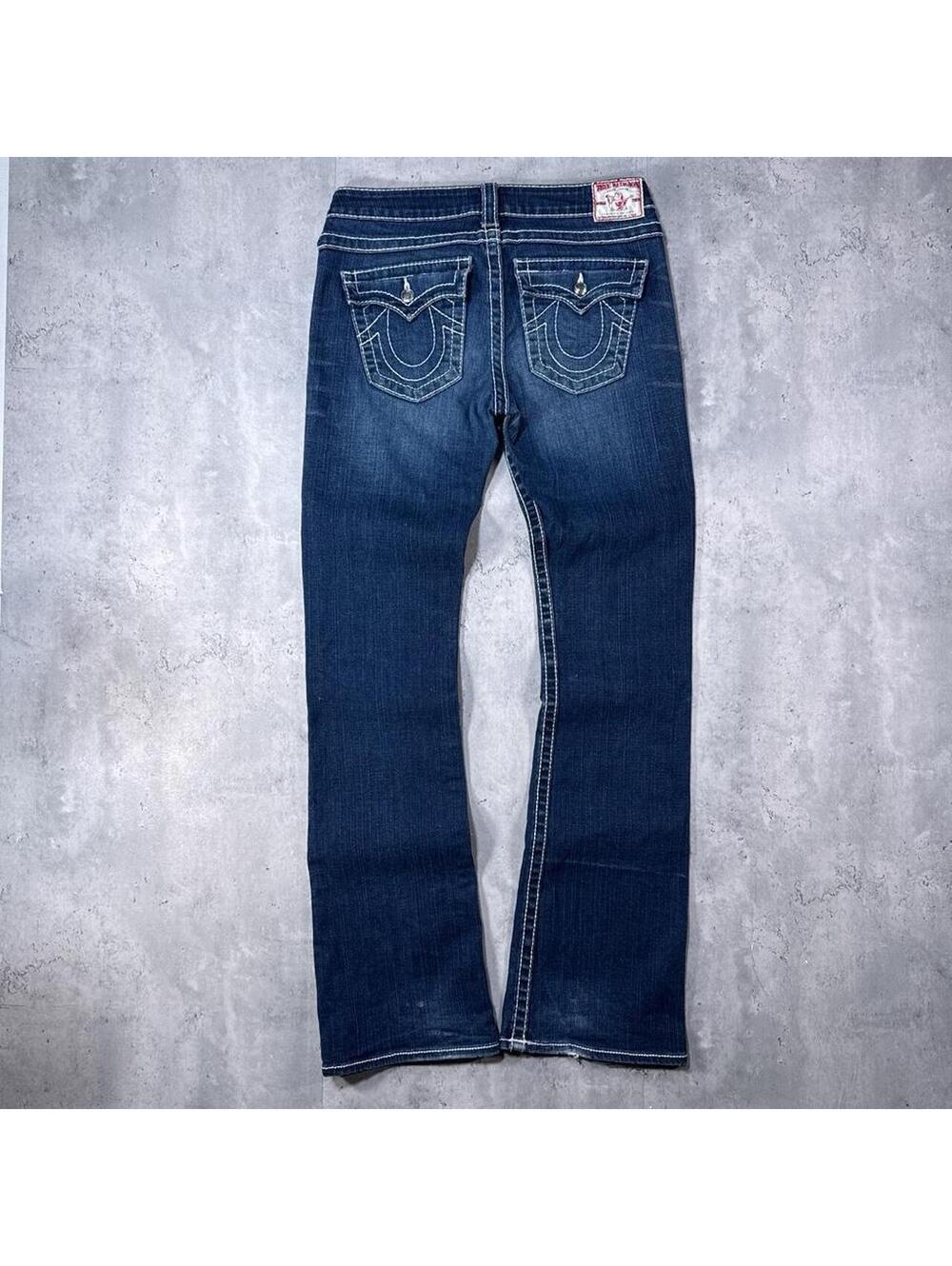 Y2K True Religion 00s Denim Flared Vintage Jeans